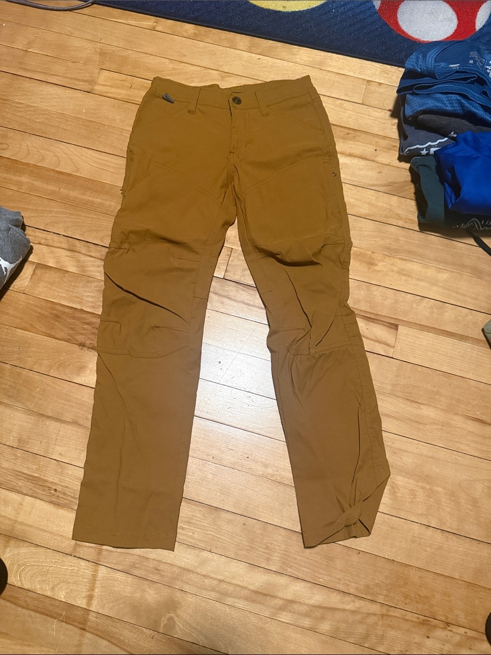 Kuhl Kids Hiking Pants in Caramel Brown